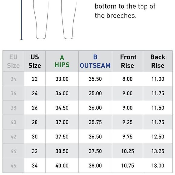 HORZE Active Women's Silicone Full Seat Tan Breeches Equestrian Pants size 28 - Picture 7 of 7